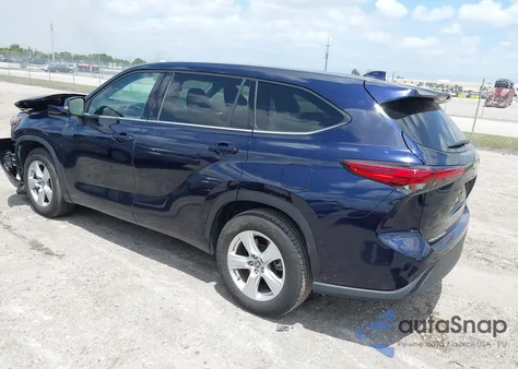 2020 Toyota Highlander L z USA, uszkodzony, nr VIN 5TDCZRAH1LS009495
